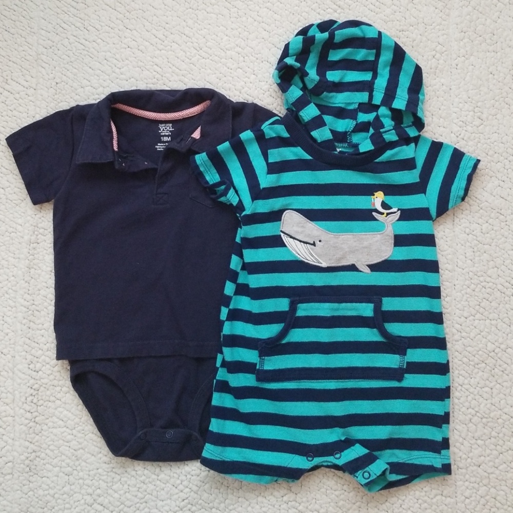 Infant boy rompers